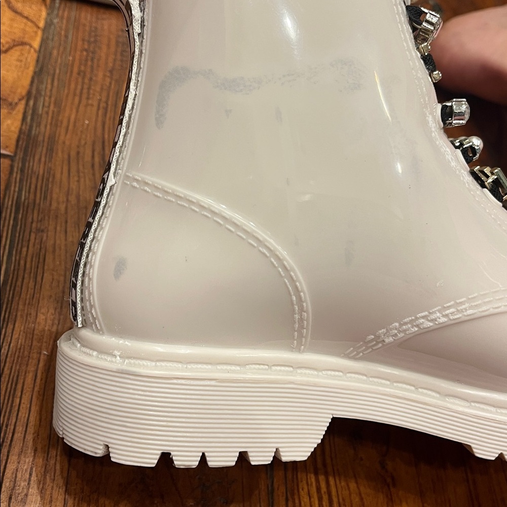 Karl Lagerfeld Bedazzled Rain Boot Size 10 - Picture 12 of 12